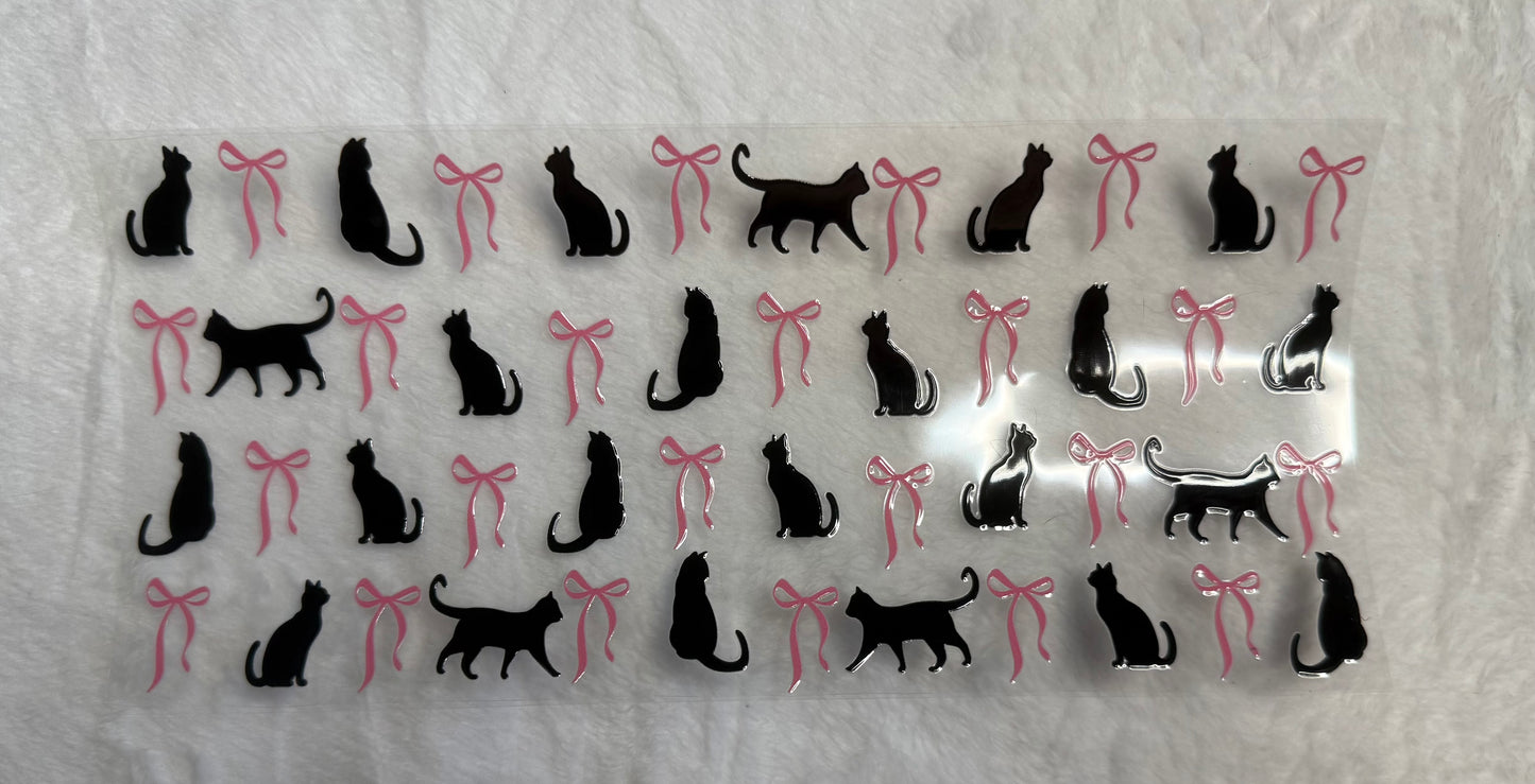 Black cat bow