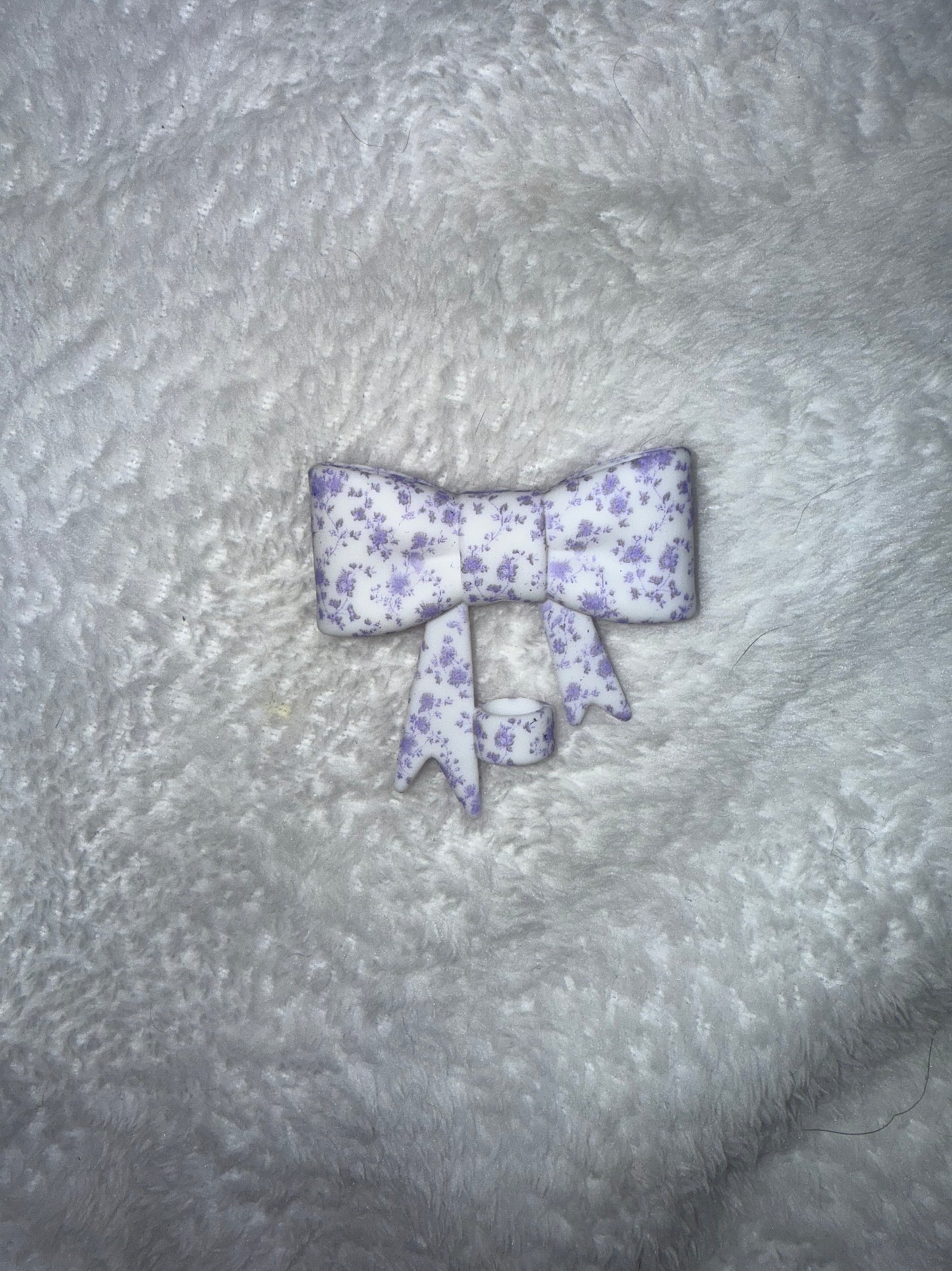 Beaded Bow Keychain